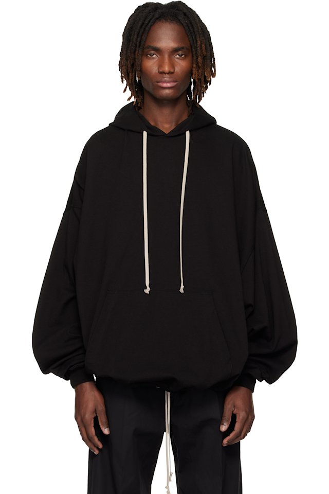 Rick Owens — Black Temple Hun Hoodie