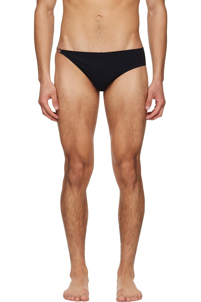 Rick Owens — Black Temple Hydra Swim Briefs