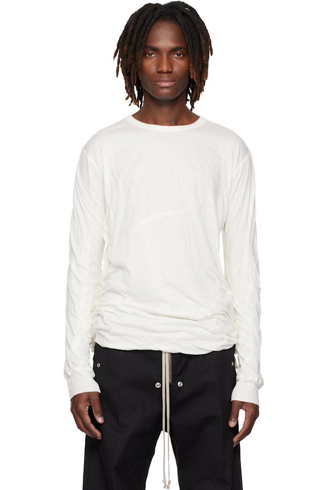 Rick Owens — Off-White Temple Jumbo Double LS T-shirt