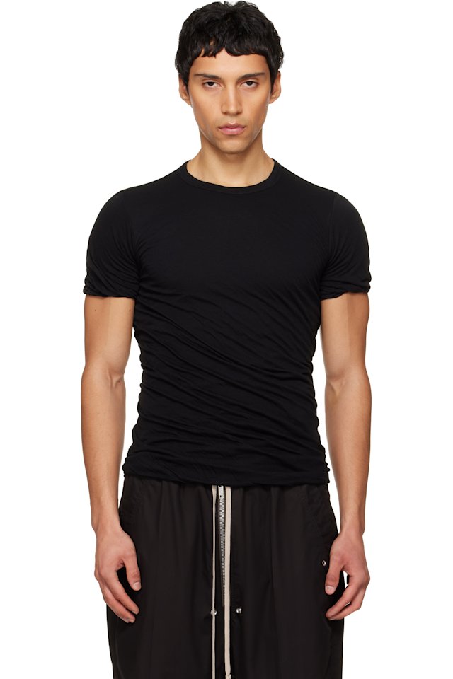 Rick Owens — Black Temple Double T-shirt