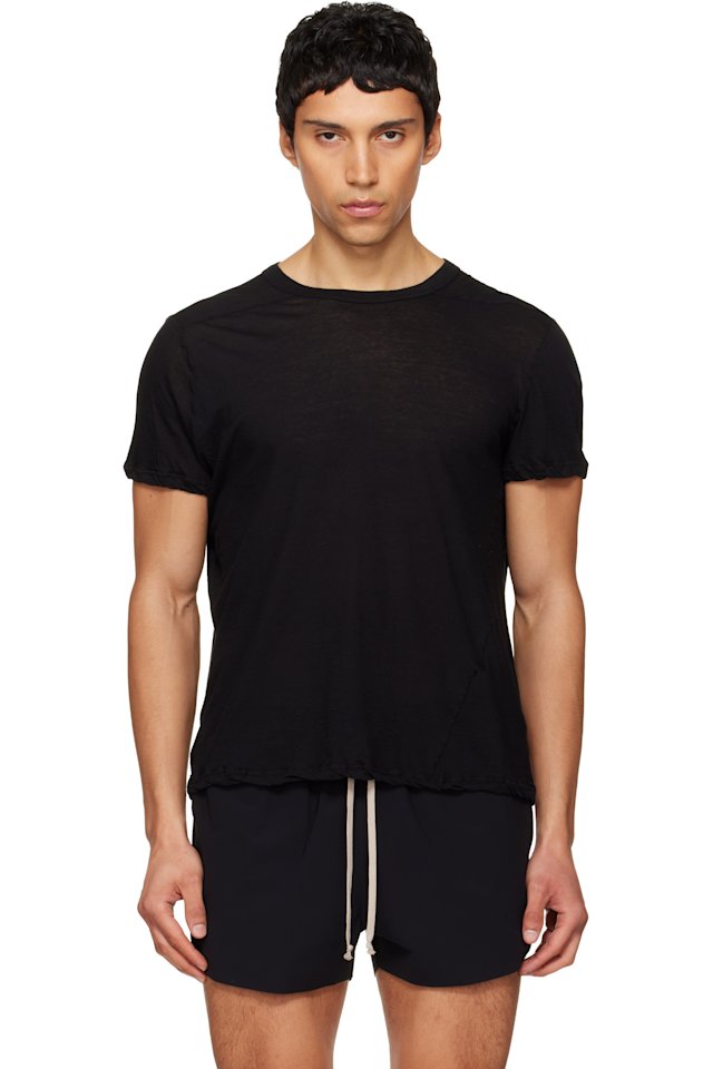 Rick Owens — Black Temple Short Level T-shirt