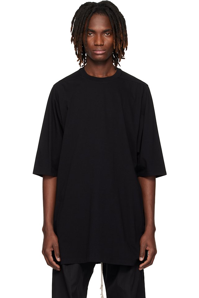 Rick Owens — Black Temple Jumbo SS T-shirt