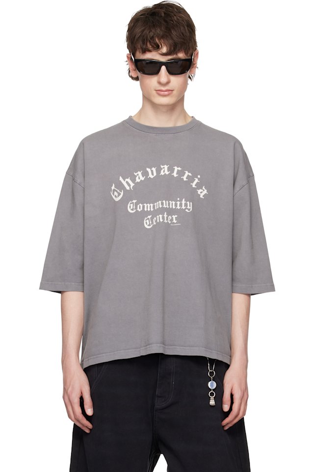 WILLY CHAVARRIA — Gray 'Chavarria Community Center' Buffalo T-shirt