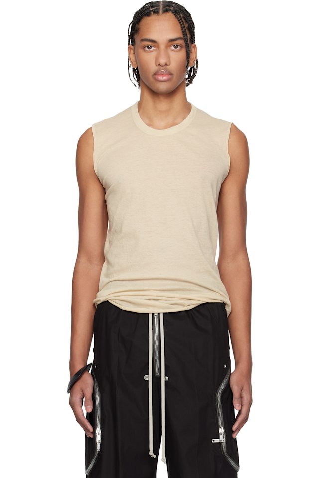 Rick Owens — Off-White Temple Basic SL Tank Top