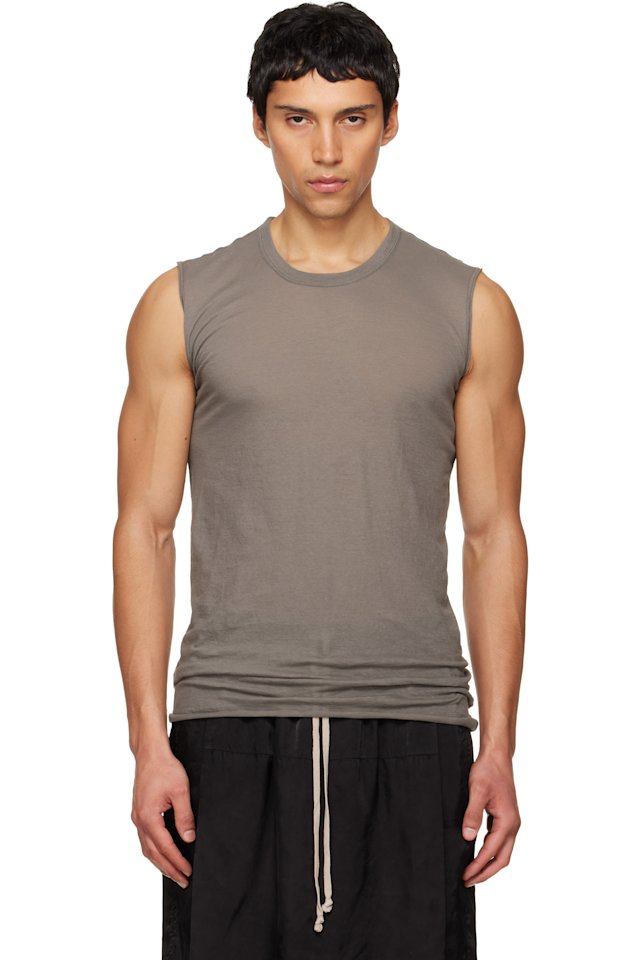 Rick Owens — Gray Temple Basic SL Tank Top