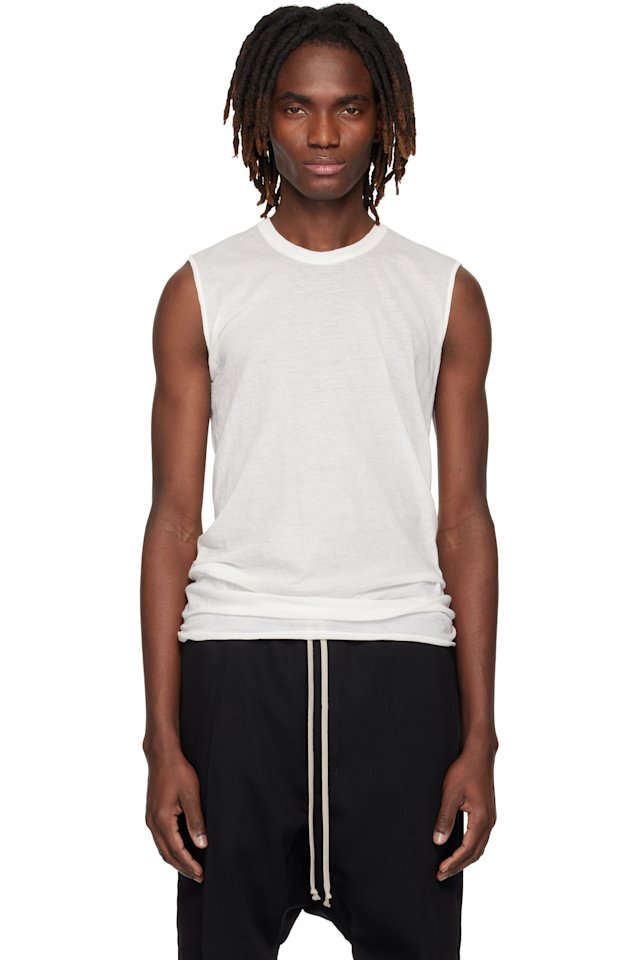Rick Owens — Off-White Temple Basic SL Tank Top