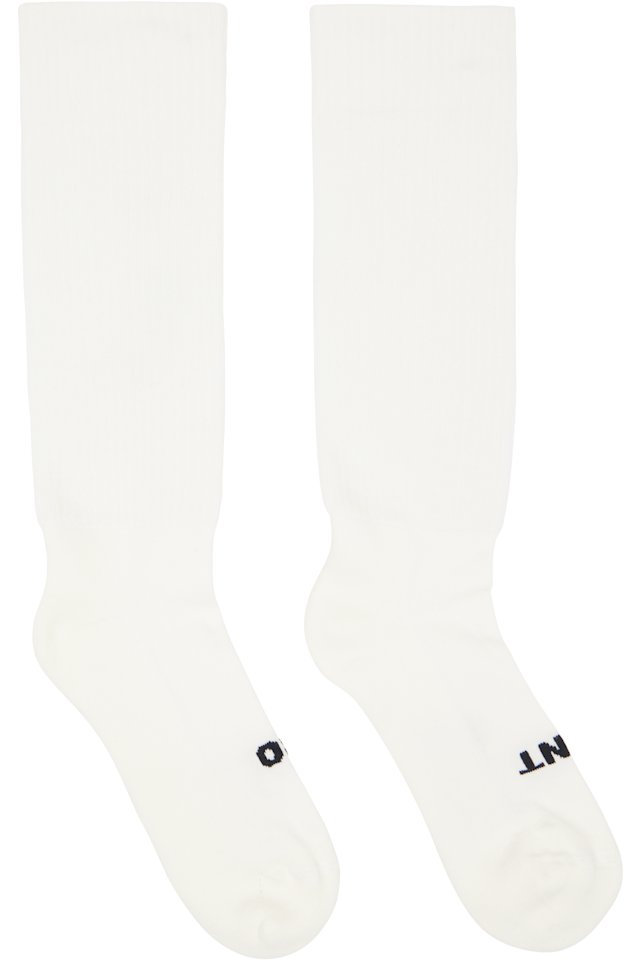 Rick Owens — Off-White Temple 'So Cunt' Socks