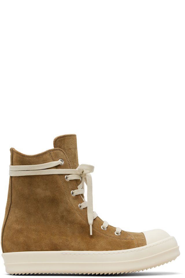Rick Owens — Beige Temple Sneaks Sneakers