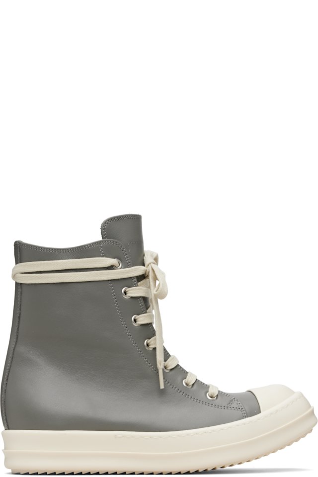 Rick Owens — Gray Temple Sneakers