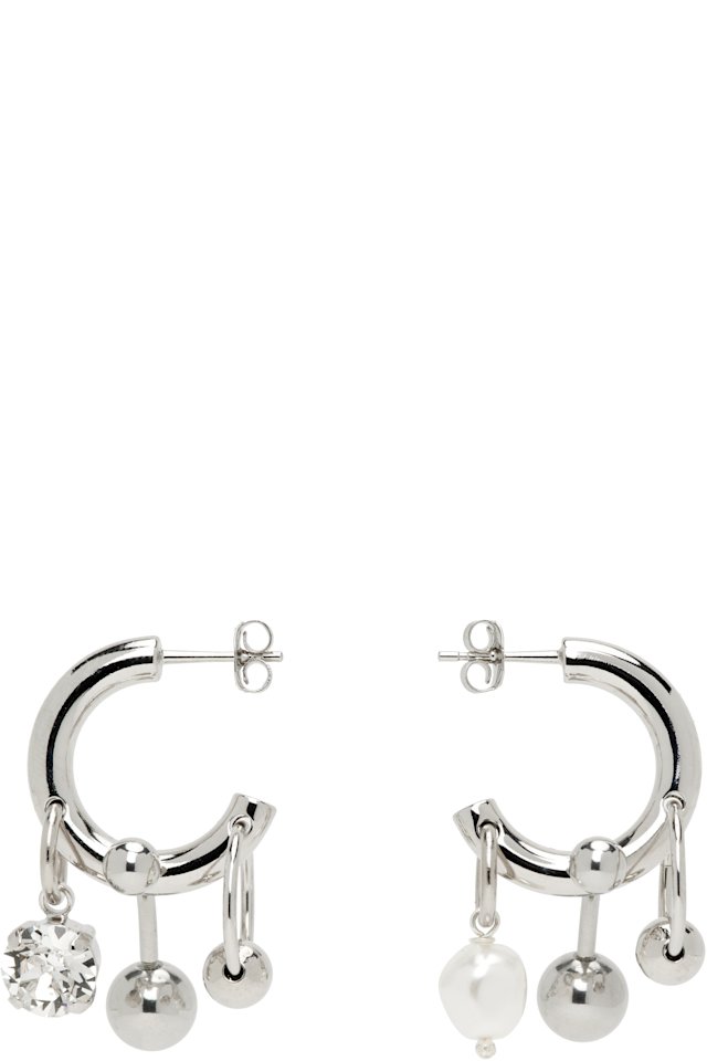 Justine Clenquet — SSENSE Exclusive Andrew Crystal Earrings