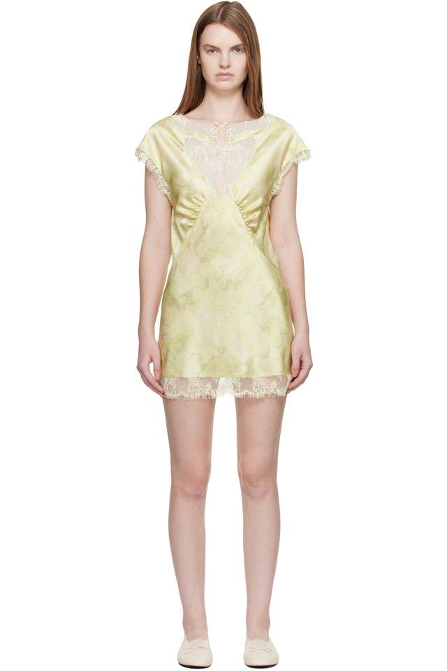 Collina Strada — Yellow Waterlily Minidress