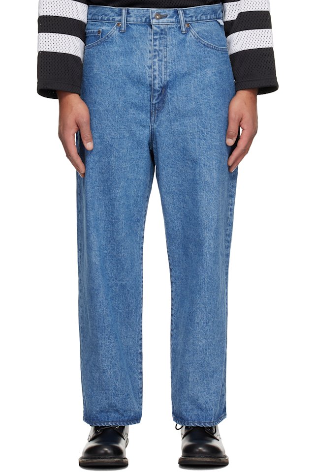 WTAPS — Blue 'Blues Straight' Jeans