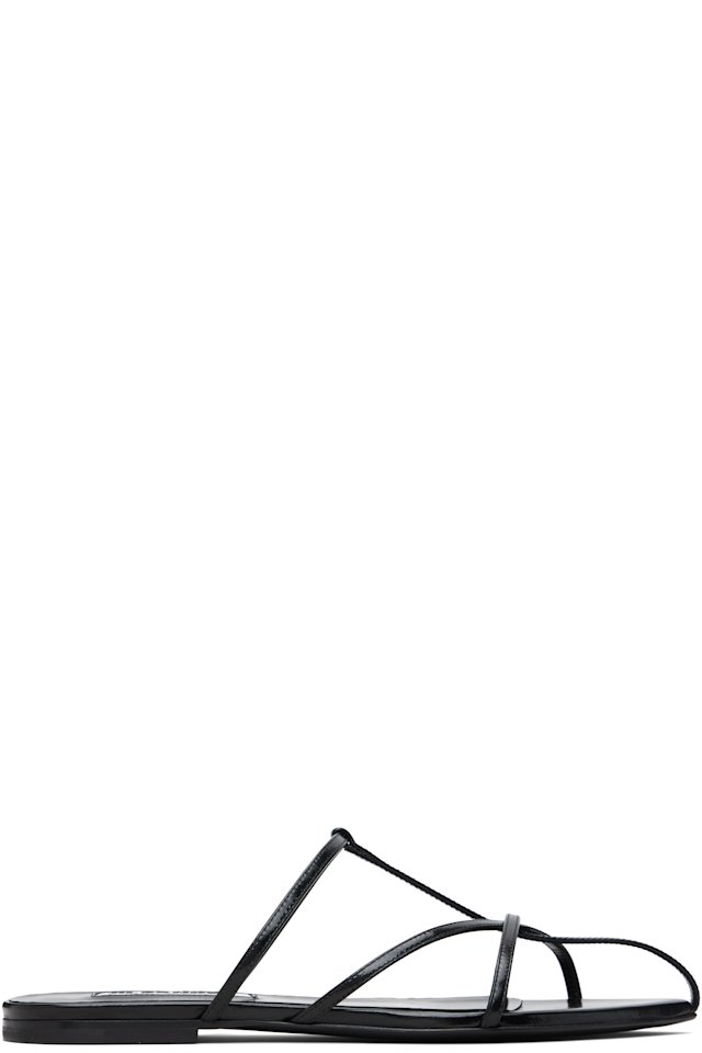 Jil Sander — Black Pointed Toe Sandals