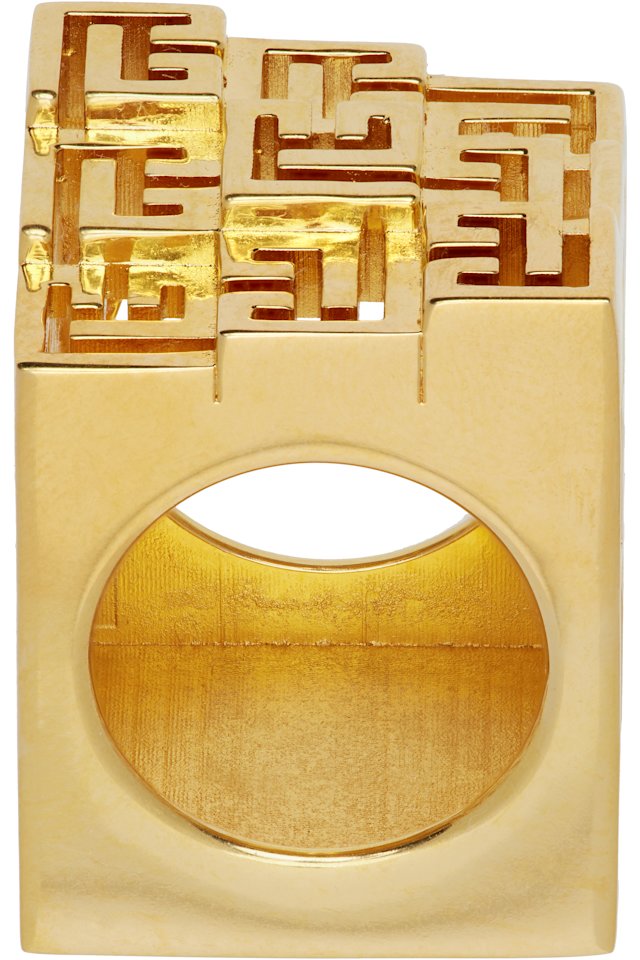 BALMAIN — 3D Multi 'PB' Ring