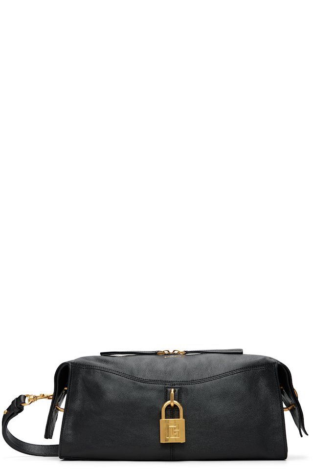 BALMAIN — Black Pulse Shoulder Bag