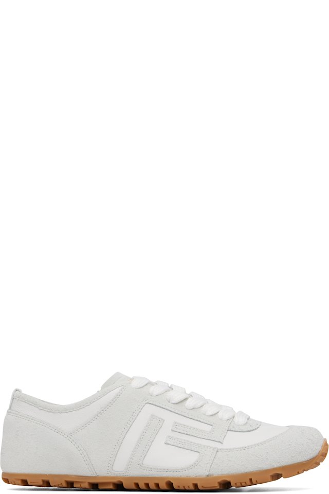 BALMAIN — Off-White Racer 45 Sneakers