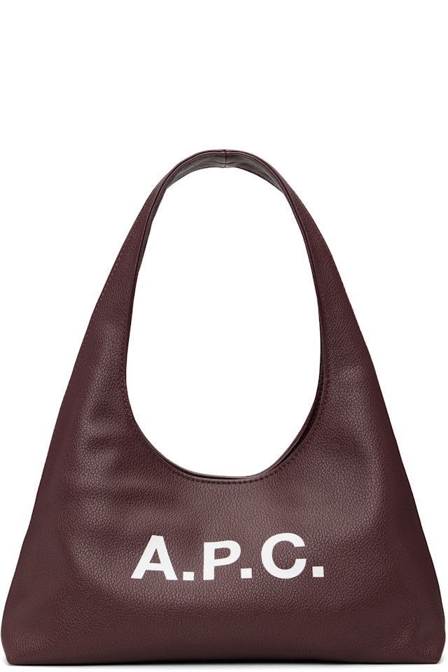 A.P.C. — Burgundy Baby Ninon Shoulder Bag
