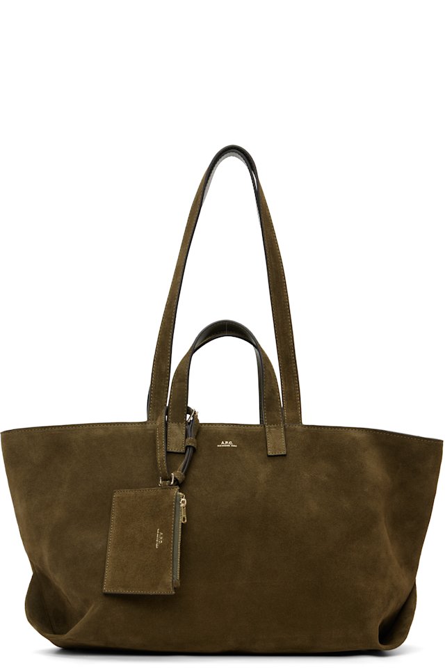 A.P.C. — Khaki 'Le Drummer' Tote
