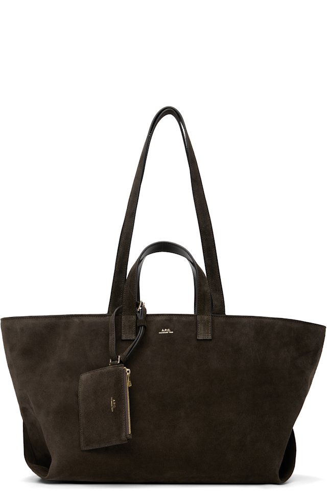 A.P.C. — Brown 'Le Drummer' Tote