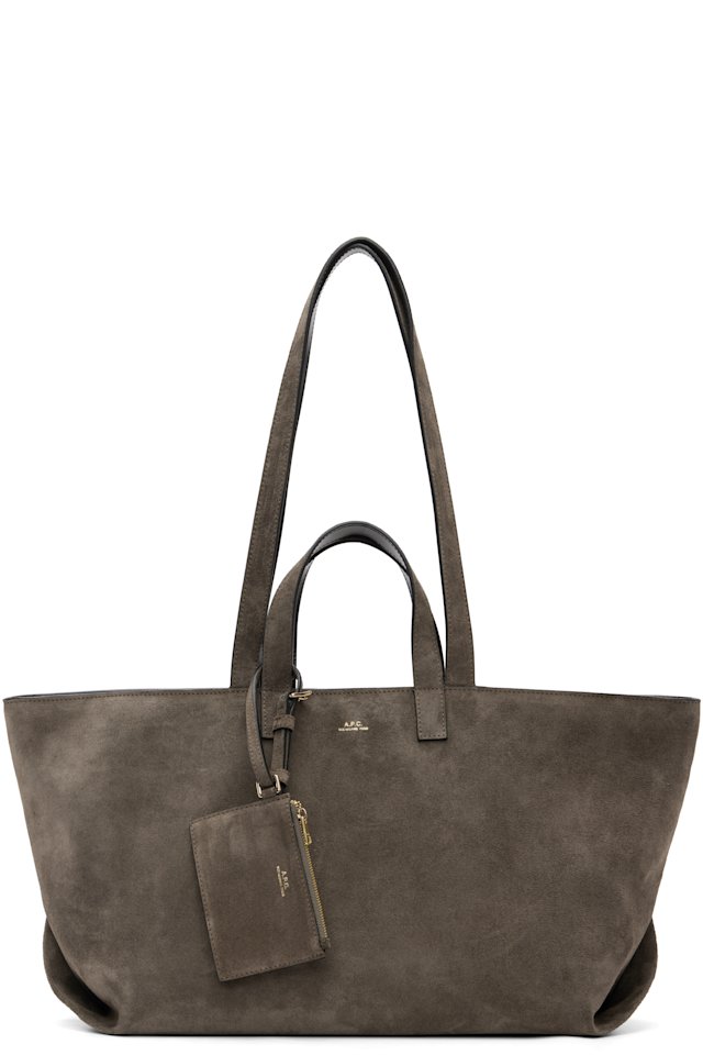 A.P.C. — Taupe 'Le Drummer' Tote