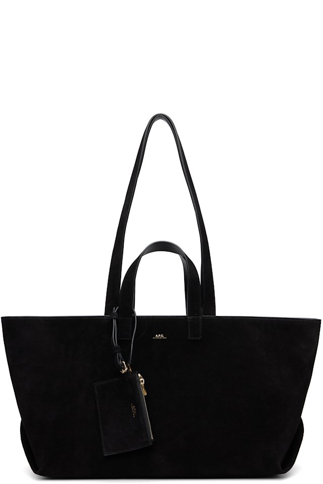 A.P.C. — Black 'Le Drummer' Tote