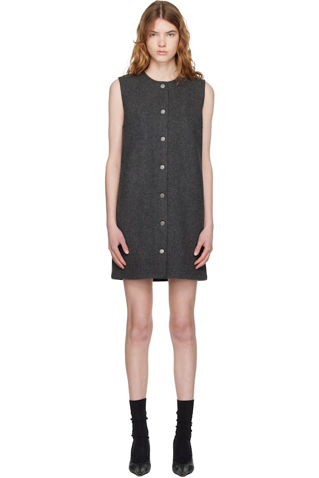 A.P.C. — Gray Mini Dress