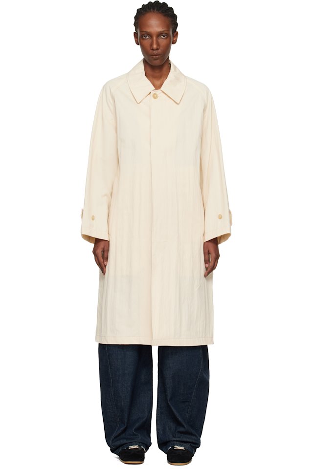 A.P.C. — Beige Amy Mac Trench Coat