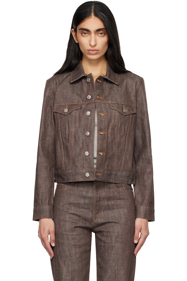 A.P.C. — Brown Dion Denim Jacket