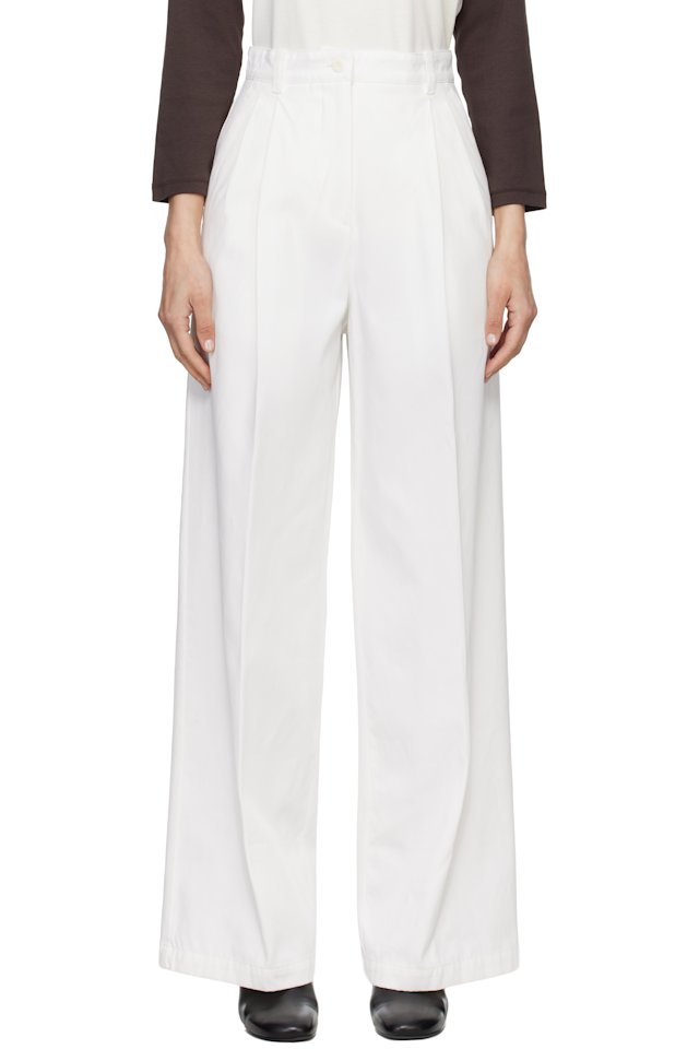 A.P.C. — White Ginny Trousers