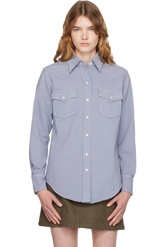 A.P.C. — Blue Western Shirt