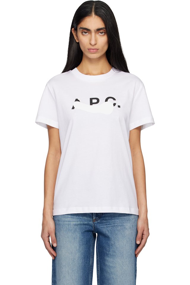 A.P.C. — White Tache T-shirt