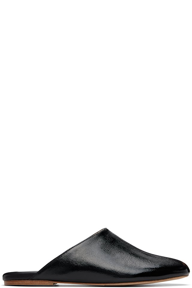 A.P.C. — Black 'Les Mules' Slip-on Loafers