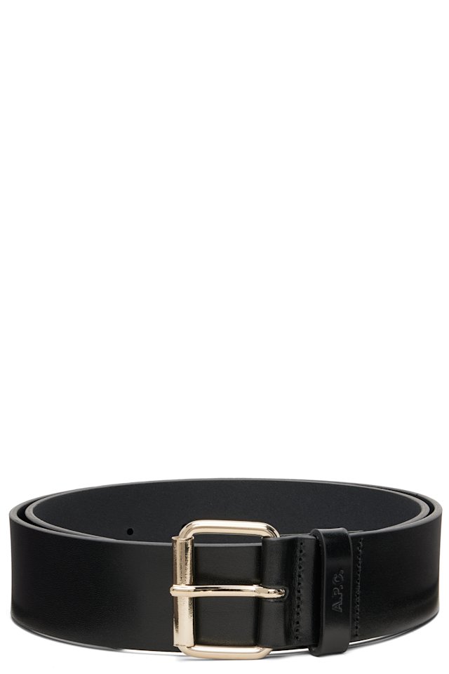 A.P.C. — Black 'La Ceinture' Large Belt