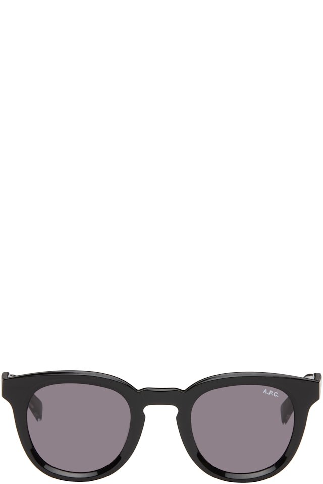 A.P.C. — Black 'Les Lou' Sunglasses