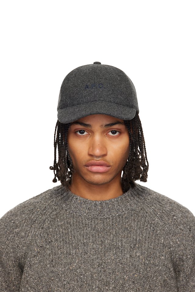 A.P.C. — Gray Charlie Baseball Cap