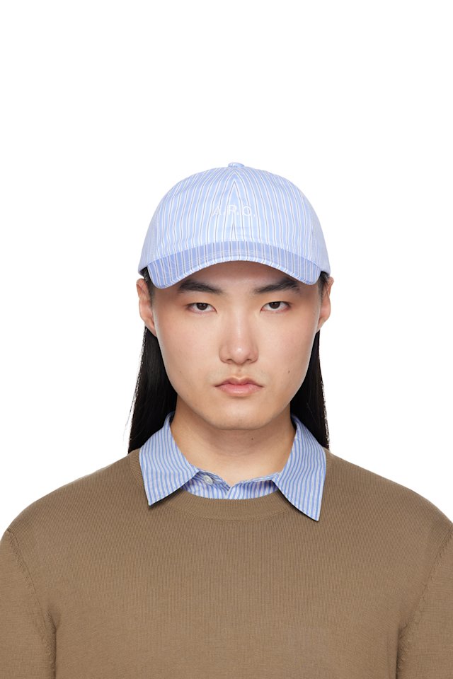 A.P.C. — Blue & White Charlie Baseball Cap