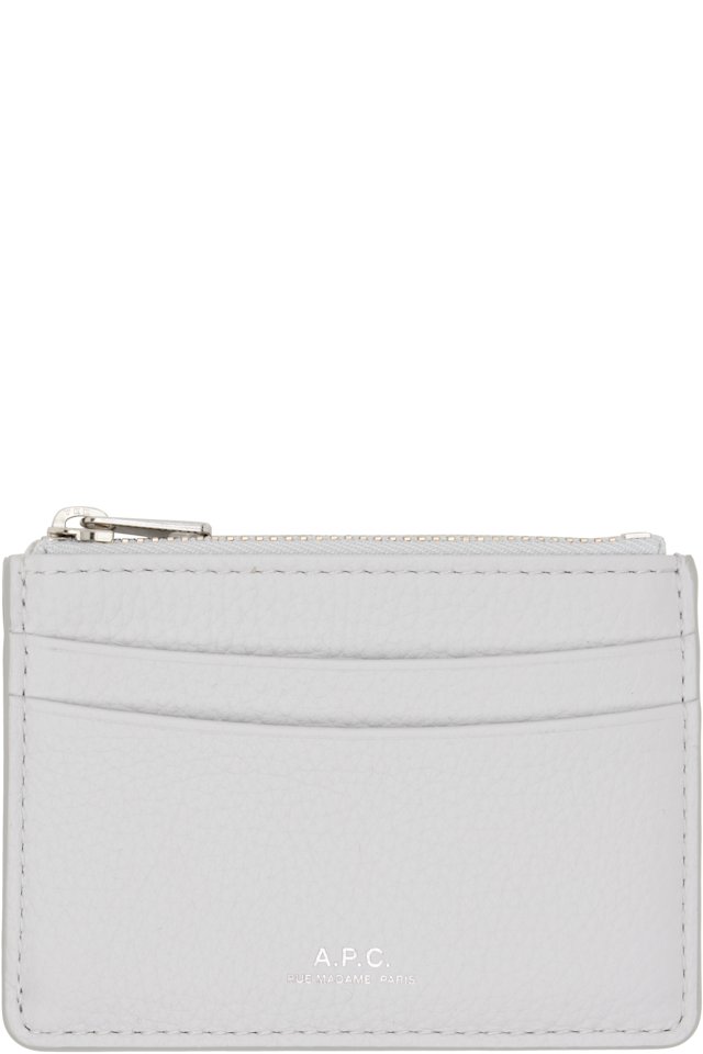 A.P.C. — Gray Paris Card Holder
