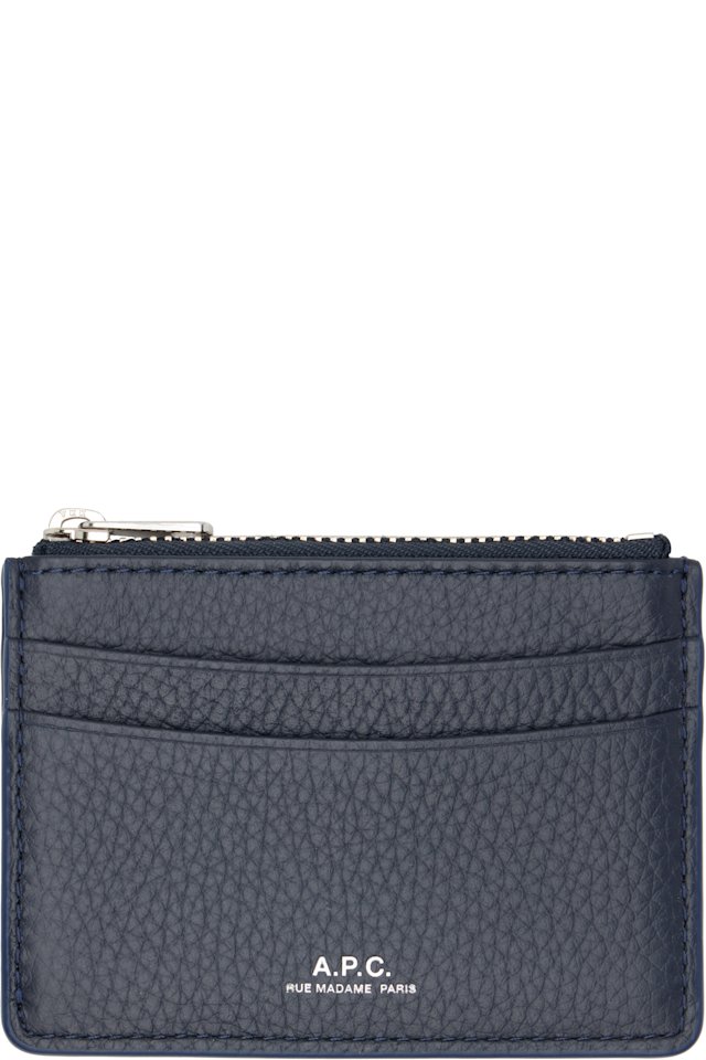 A.P.C. — Navy Paris Card Holder