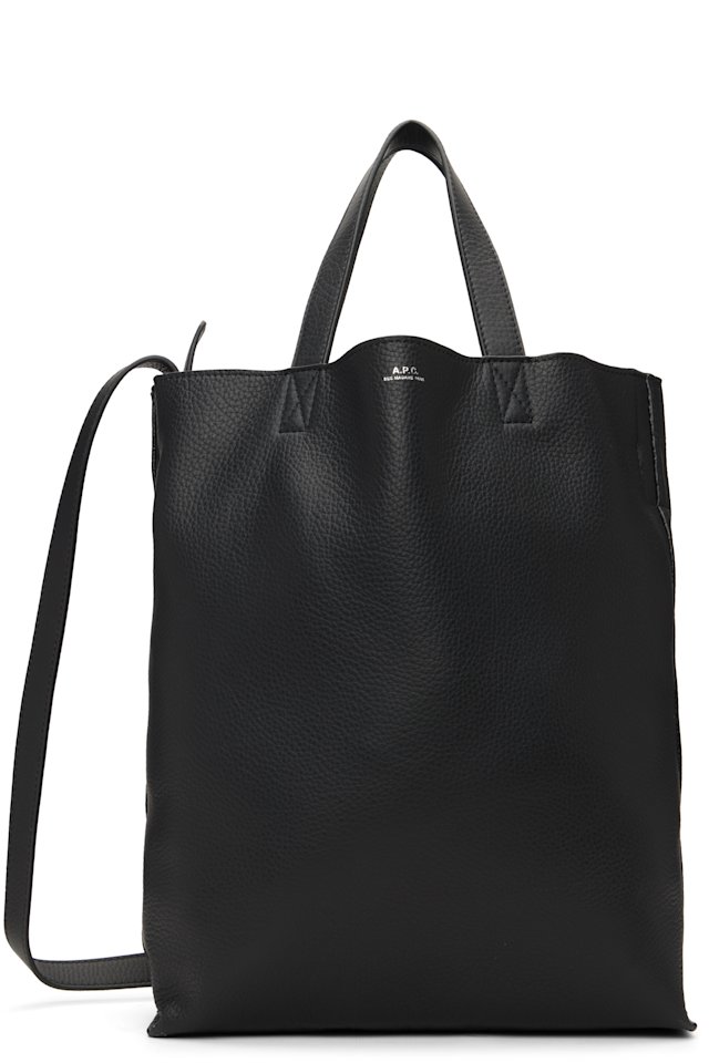 A.P.C. — Black Maiko Medium Shopping Tote