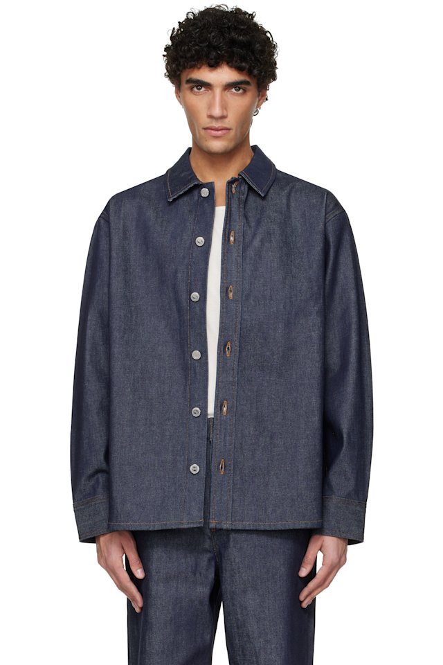 A.P.C. — Navy Japanese Denim Jacket