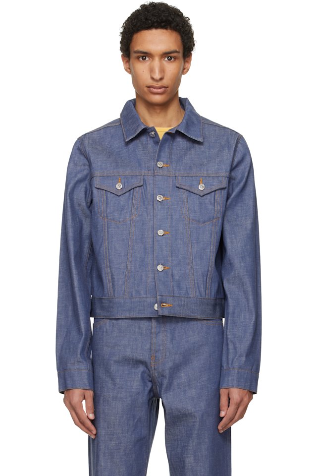 A.P.C. — Blue Lenny Denim Jacket