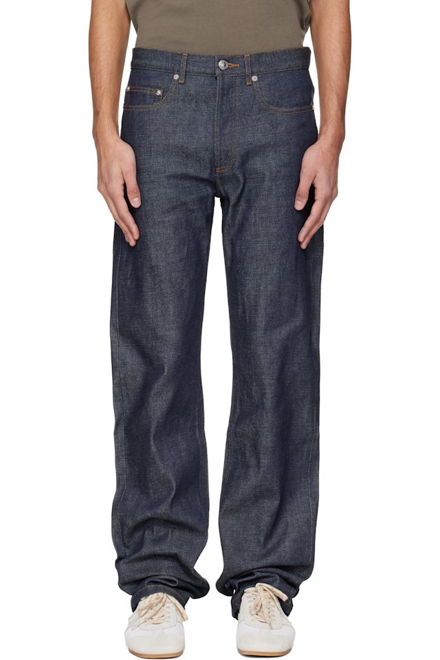 A.P.C. — Navy Rescue Jeans