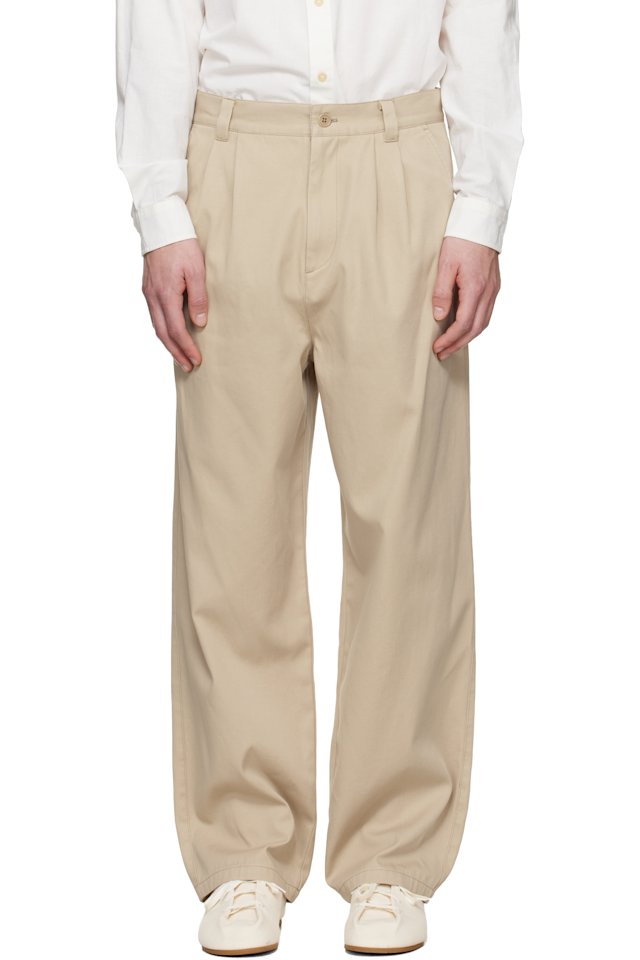 A.P.C. — Beige Ricky Trousers