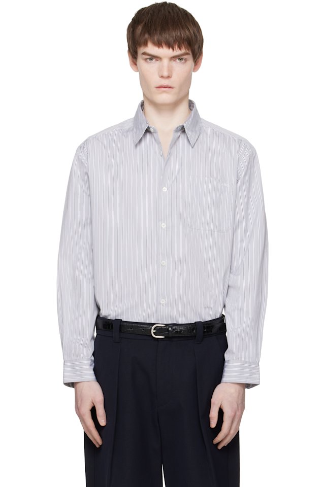 A.P.C. — Gray Malo Shirt