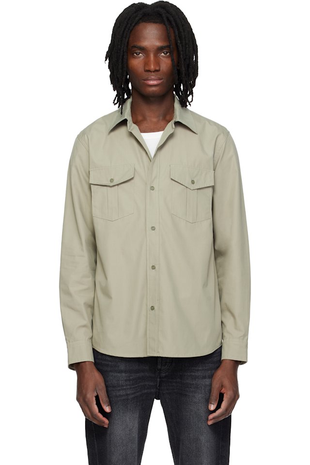 A.P.C. — Green Warren Shirt