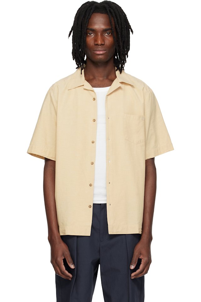 A.P.C. — Beige Jude Shirt