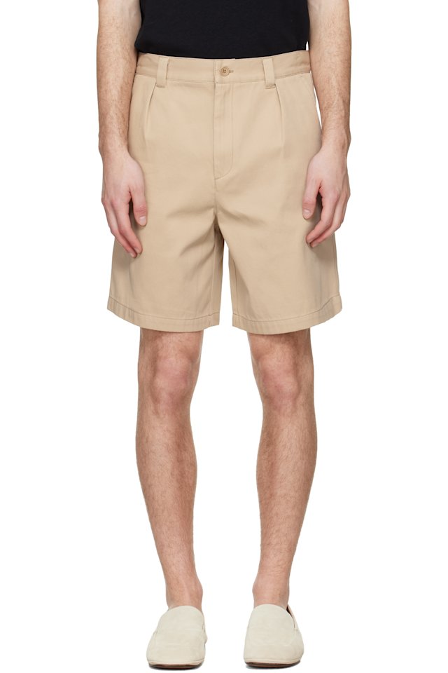 A.P.C. — Beige Otis Bermuda Shorts