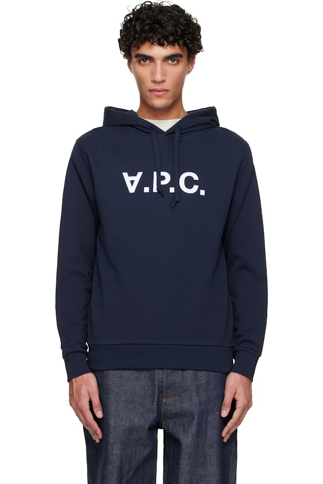 A.P.C. — Navy Standard Grand 'VPC' Hoodie