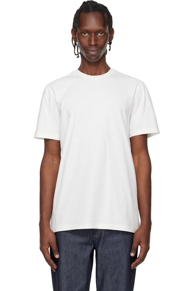 A.P.C. — White 'APC Printemps 26' T-shirt