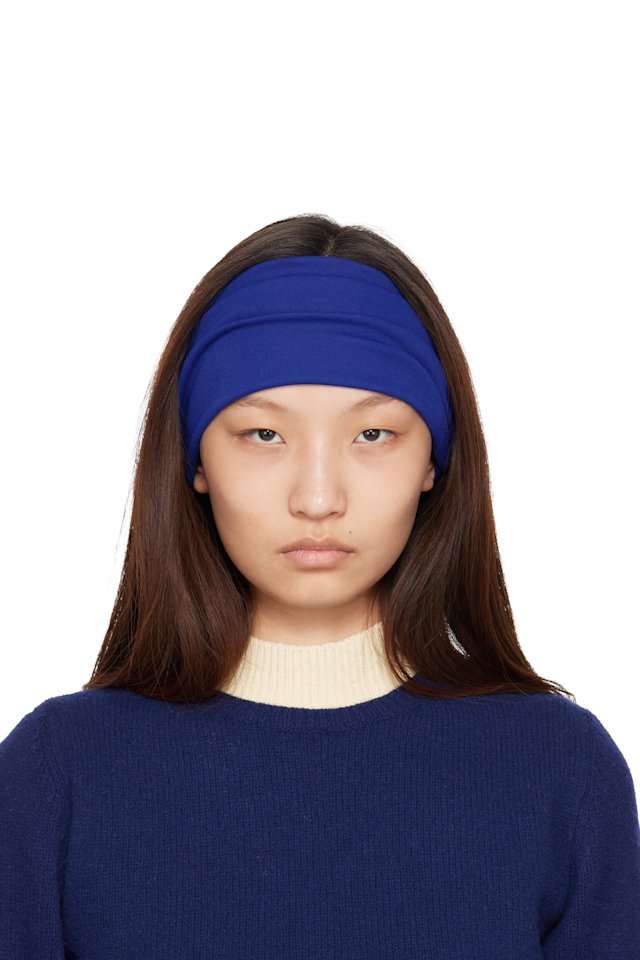 Lanvin — Blue Grosgrain Headband